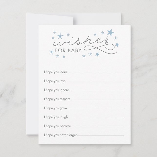 Cartes de vœux pour bébé pour jeu de baby shower B (Devant)