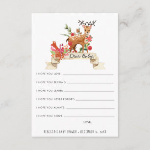 Cartes de vœux pour bébé Renne