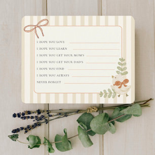 Cartes de Vœux pour Bébé Une Baby Shower avec un