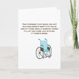 Cartes de voeux pour Fête des pères de soins infir