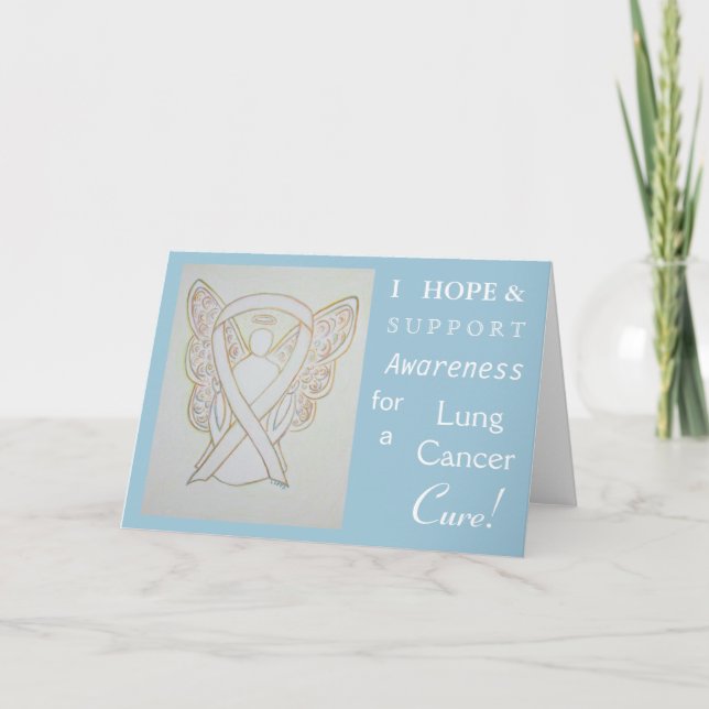 Cartes de voeux pour la sensibilisation au cancer  (Devant)