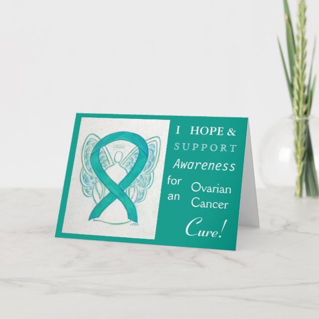 Cartes de voeux pour la sensibilisation au cancer  (Devant)