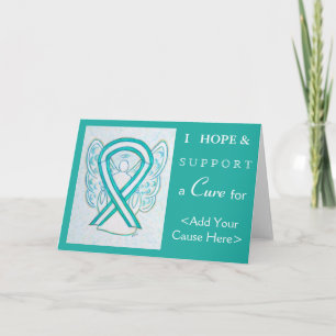 Cartes de voeux pour la sensibilisation au cancer 