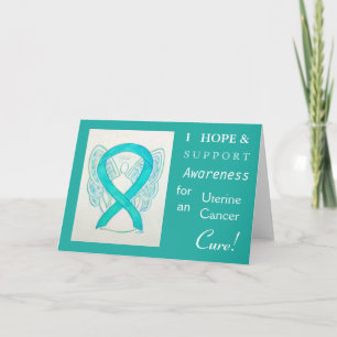 Cartes de voeux pour la sensibilisation au cancer 
