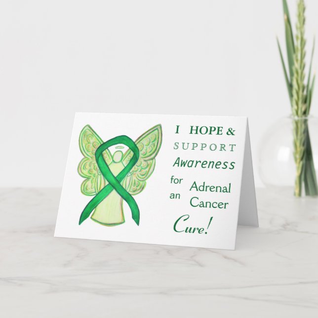 Cartes de voeux pour la sensibilisation au cancer  (Devant)