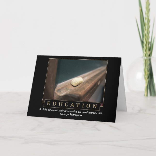 Cartes de voeux pour l'éducation (Devant)