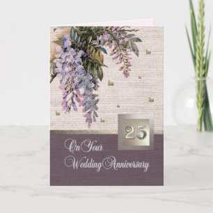 Cartes de vœux pour les 25 ans de mariage