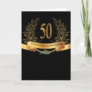 Cartes de voeux pour les 50 ans de mariage
