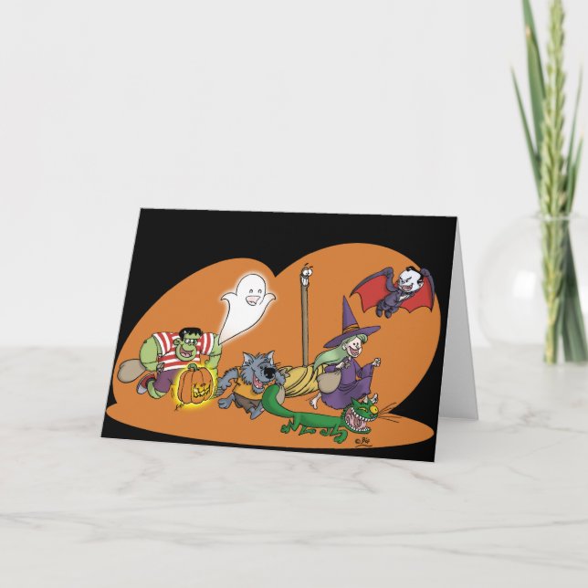Cartes de voeux pour les bons et les bons soins (Devant)