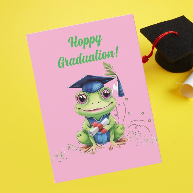 Cartes de voeux pour l'obtention d'un diplôme de G (Créateur téléchargé)