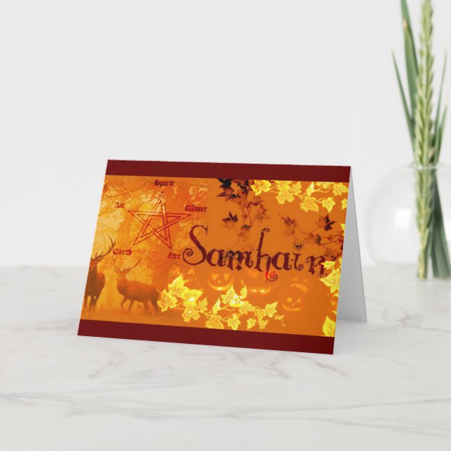 Cartes de voeux : Samhain (Devant)