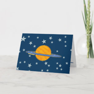 Cartes de voeux Saturne