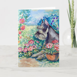 Cartes de voeux Schnauzer