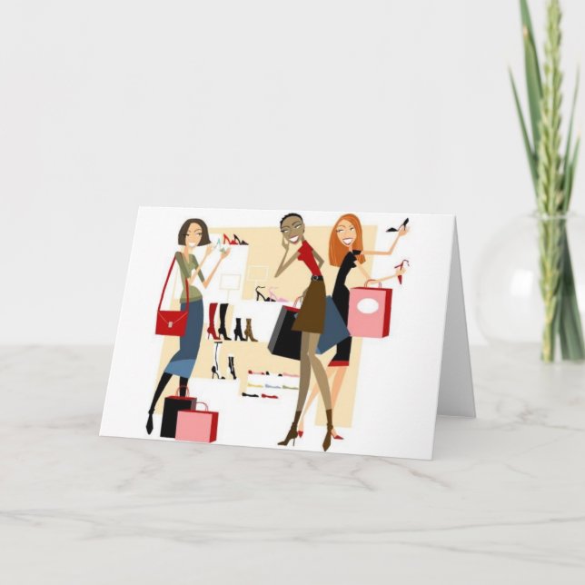 Cartes de voeux shopping (Devant)