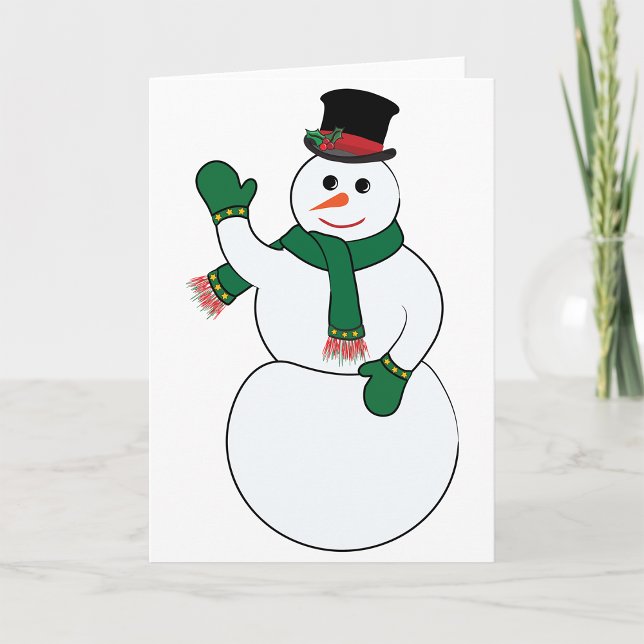 Cartes de voeux Snowman (Créateur téléchargé)