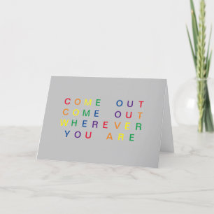 Cartes de Vœux Sortez Sortez Où Que Vous Soyez