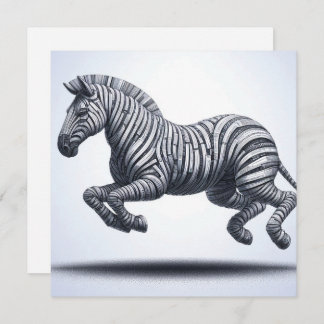 Cartes de voeux Zebra Papier Rolled Magazine