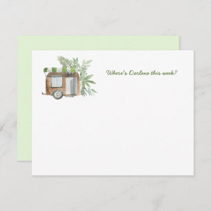 Cartes de voyage des Plantes de l'Awning Camper Vi