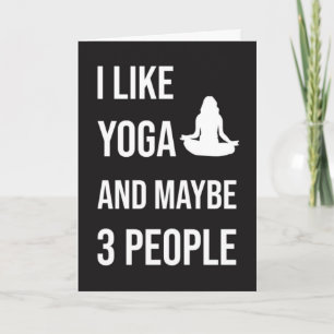 Cartes de Yoga Drôles Méditation Paix