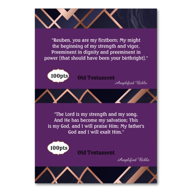 Cartes d'écriture de force pour le jeu (Dos)