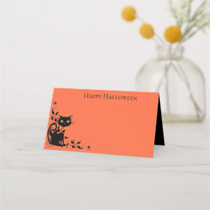 Cartes d'emplacement du nom d'Halloween