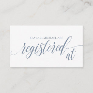 Cartes d'enregistrement Mariage de calligraphie -