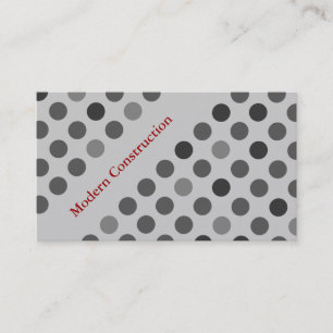 Cartes d'entreprise de construction