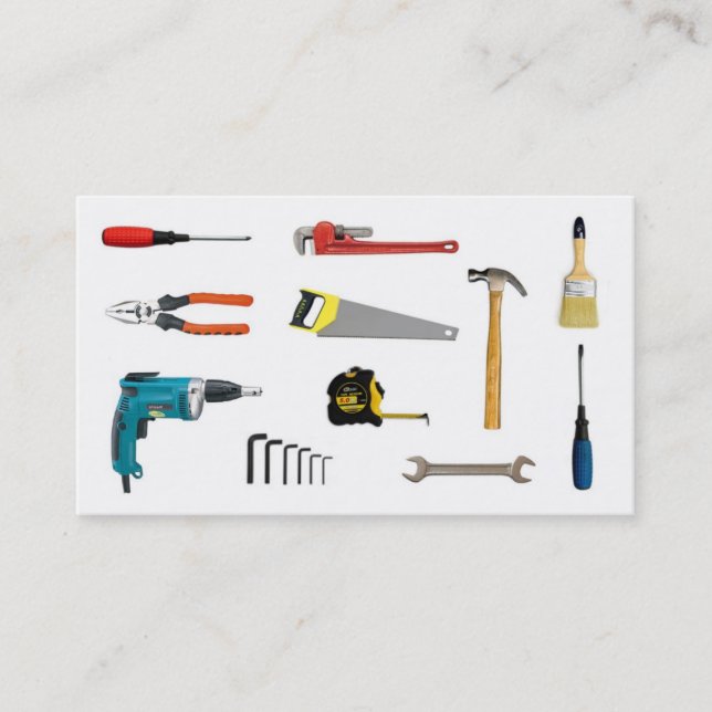 cartes d'entreprise de construction (Devant)