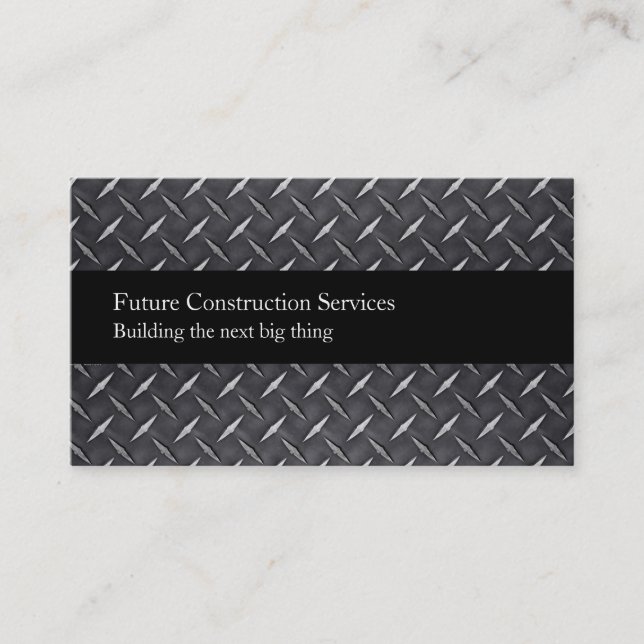 Cartes d'entreprise de construction (Devant)