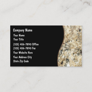 Cartes d'entreprise de construction