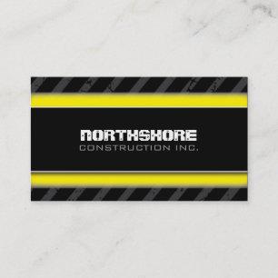 Cartes d'entreprise de construction
