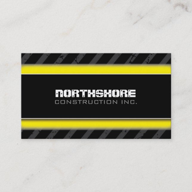Cartes d'entreprise de construction (Devant)