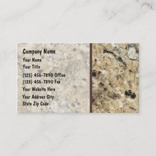 Cartes d'entreprise de construction
