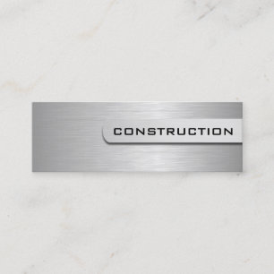 Cartes d'entreprise de construction
