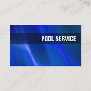 Cartes d'entreprise de services de piscine