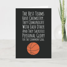 Cartes d'équipe de basketball cool Athlète Joueur 