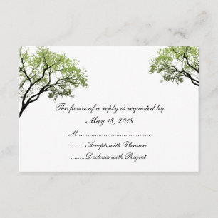 Cartes des arbres RSVP de ressort
