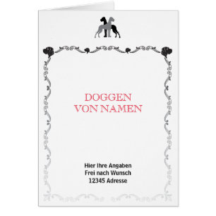 Cartes des Grands Danois