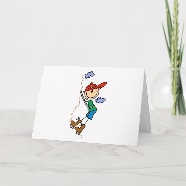 Cartes d'Escalade de montagne StickFigure (Devant)