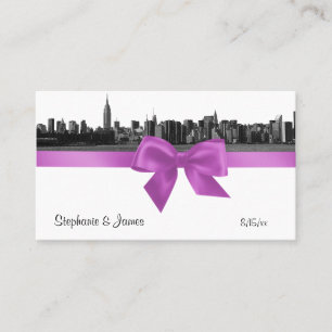 Cartes d'escort BW Lilac à large bande NYC