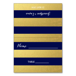 Cartes d'escorte bleue de la Marine