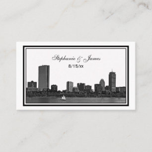 Cartes d'escorte encadrées Boston Skyline