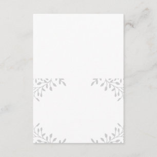Cartes d'escorte pliées de mariage de jardin secre