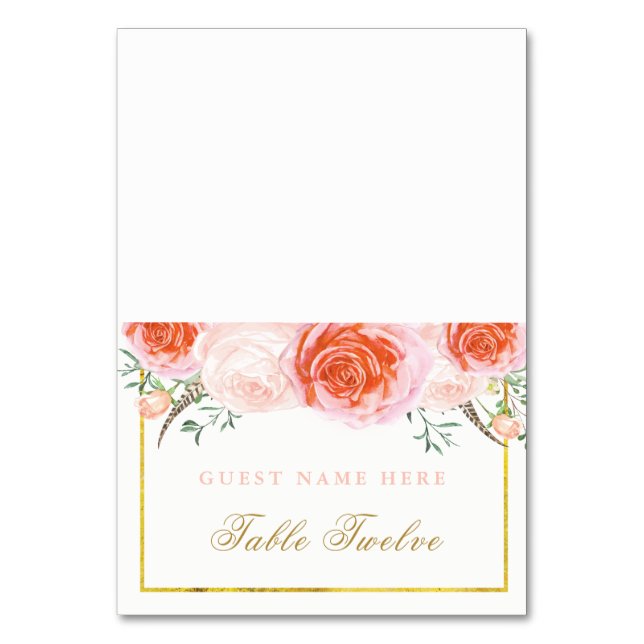 Cartes d'escorte romantiques et corail rose (Par défaut)