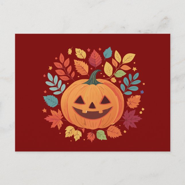 Cartes d'Halloween citrouille Patch (Devant)