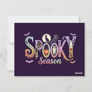 Cartes d'Halloween mignonnes, saison Éffrayante Ha