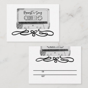 Cartes d'illustration de bande de demande de chans