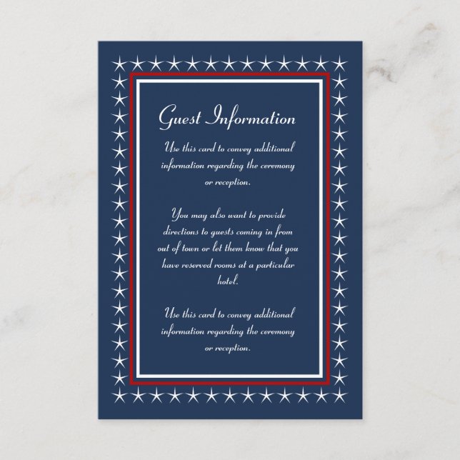 Cartes d'information des Mariages militaires (Devant)