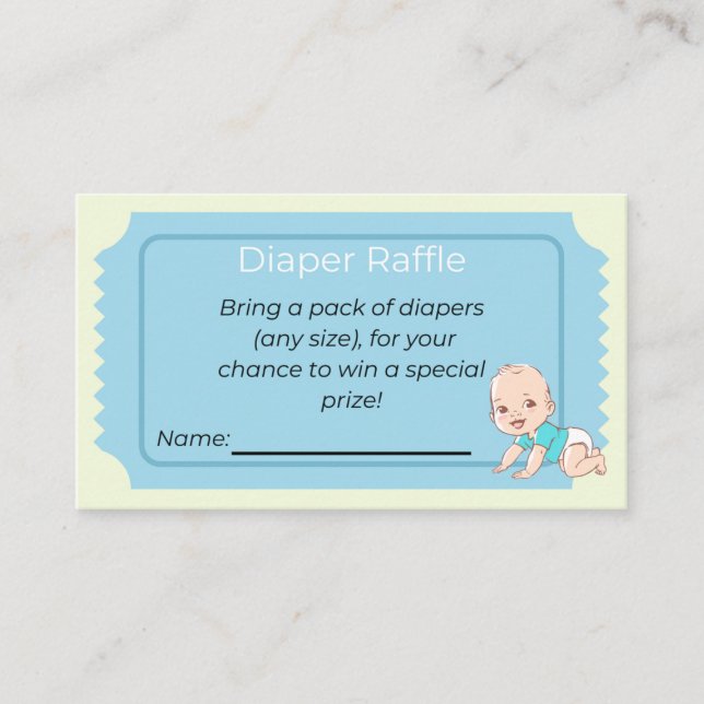 Cartes d'insertion de caleçon, Baby shower amusant (Devant)