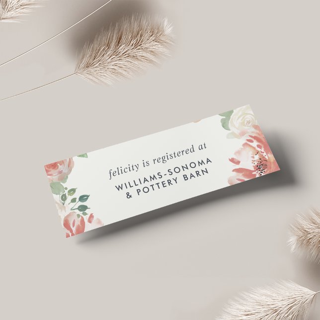 Cartes d'insertion du registre floral du milieu de (Créateur téléchargé)